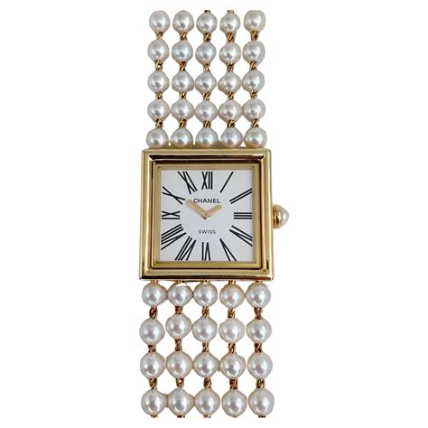 chanel mademoiselle watch 1989